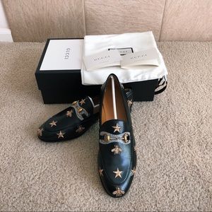 SOLD! Brand New Gucci Black Jordaan Leather loafer